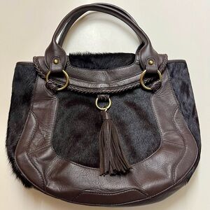 New brown Kate Landry cow hide purse.